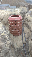 Дренажный перфорированный колодец DN 1000, 25 тонн (цена указана за кольцо h – 200 mm)